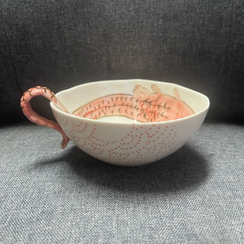 Anthropologie Fish Mug with Tail Handle